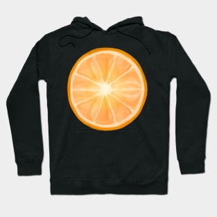 Orange Citrus Circle Slice Hoodie